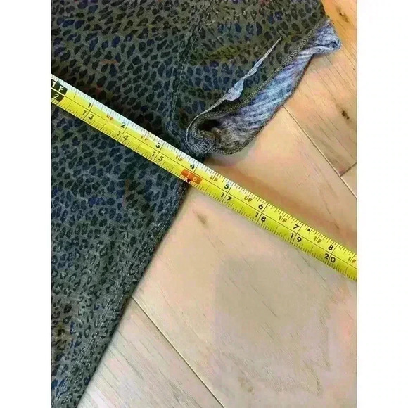 Free People Leopard Short Sleeve Shirt size XS - Picture 6 of 6